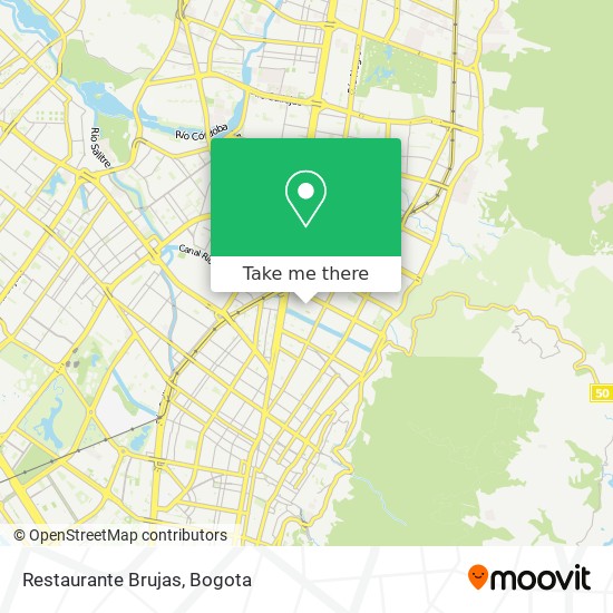 Restaurante Brujas map
