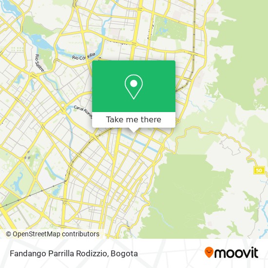 Fandango Parrilla Rodizzio map