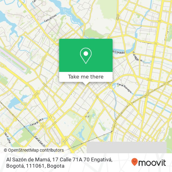 Al Sazón de Mamá, 17 Calle 71A 70 Engativá, Bogotá, 111061 map