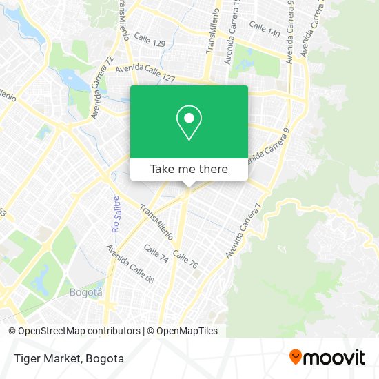 Tiger Market map