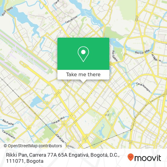 Rikki Pan, Carrera 77A 65A Engativá, Bogotá, D.C., 111071 map