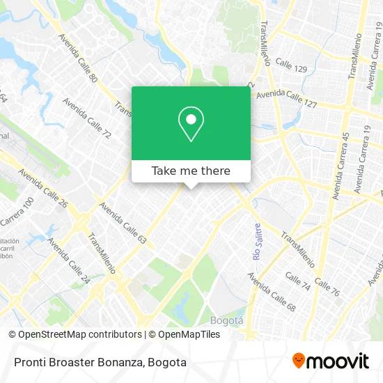 Pronti Broaster Bonanza map