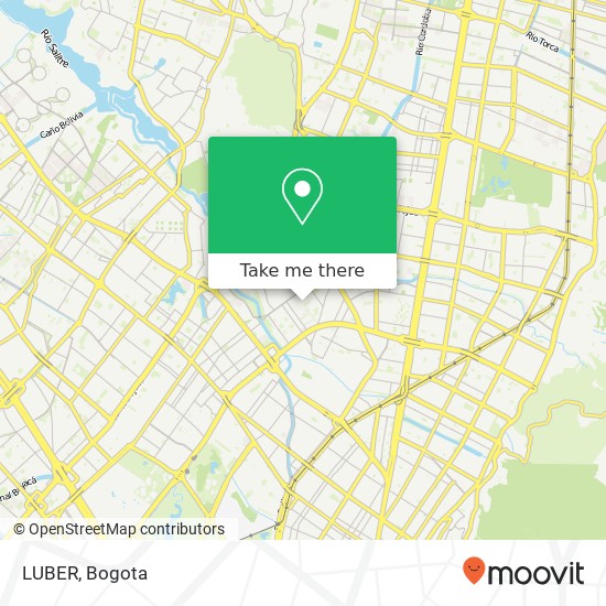 Mapa de LUBER, 20 Calle 100 69B Suba, Bogotá, 111121