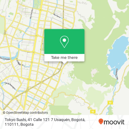 Tokyo Sushi, 41 Calle 121 7 Usaquén, Bogotá, 110111 map