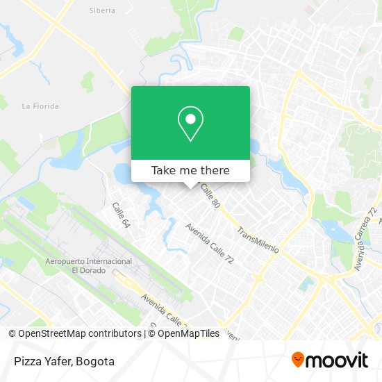 Pizza Yafer map