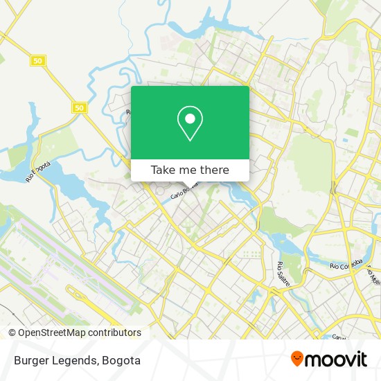 Mapa de Burger Legends