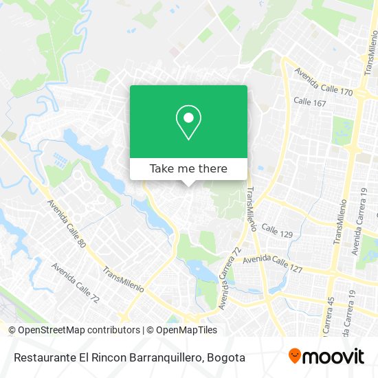 Mapa de Restaurante El Rincon Barranquillero