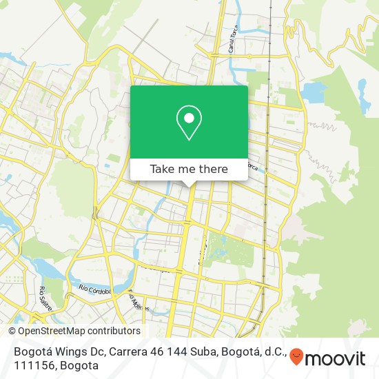 Bogotá Wings Dc, Carrera 46 144 Suba, Bogotá, d.C., 111156 map