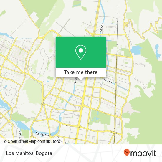 Mapa de Los Manitos, 84 Calle 150A 48 Suba, Bogotá, 111156