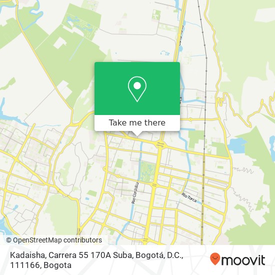 Kadaisha, Carrera 55 170A Suba, Bogotá, D.C., 111166 map