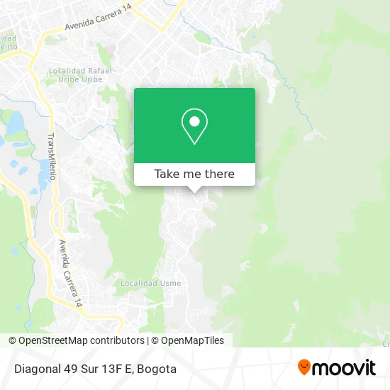 Diagonal 49 Sur 13F E map