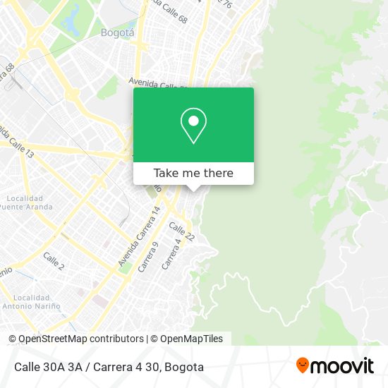 Calle 30A 3A / Carrera 4 30 map