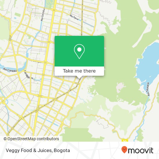 Veggy Food & Juices map