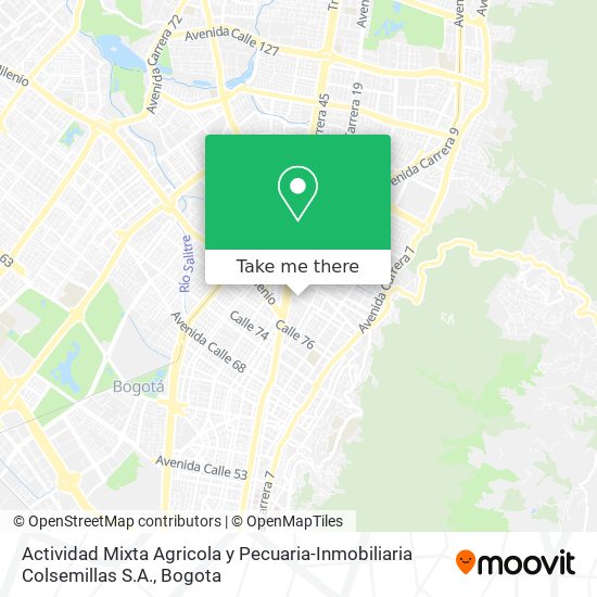 Actividad Mixta Agricola y Pecuaria-Inmobiliaria Colsemillas S.A. map