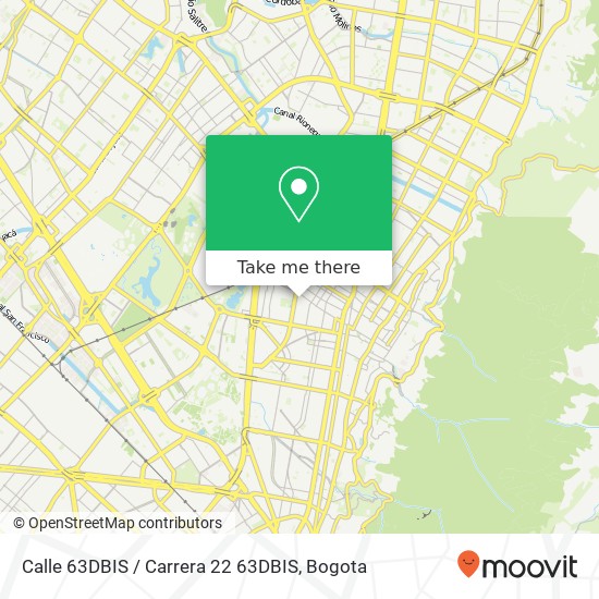 Mapa de Calle 63DBIS / Carrera 22 63DBIS
