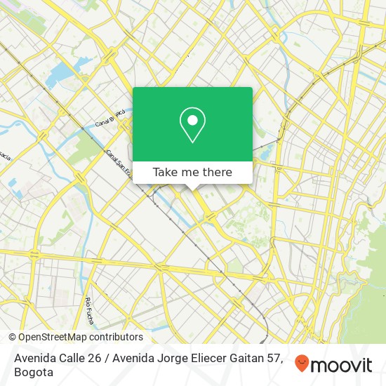 Avenida Calle 26 / Avenida Jorge Eliecer Gaitan 57 map