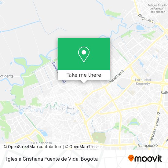 Iglesia Cristiana Fuente de Vida map