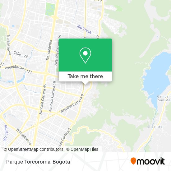 Parque Torcoroma map