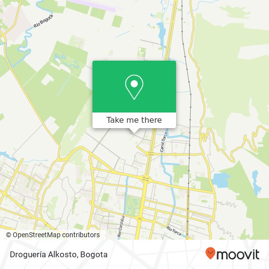 Droguería Alkosto map