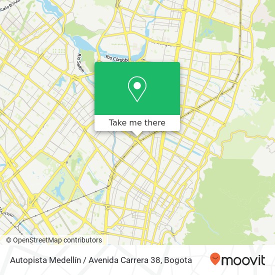 Autopista Medellín / Avenida Carrera 38 map