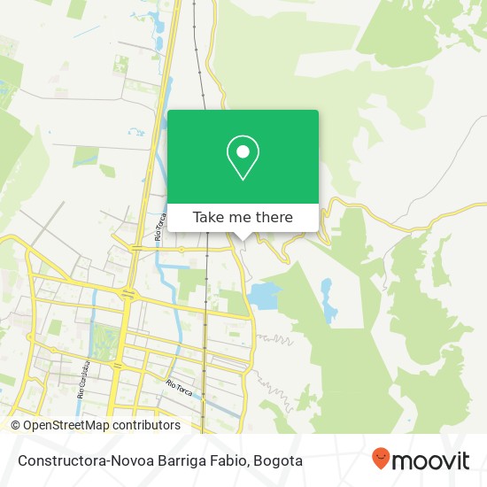 Mapa de Constructora-Novoa Barriga Fabio