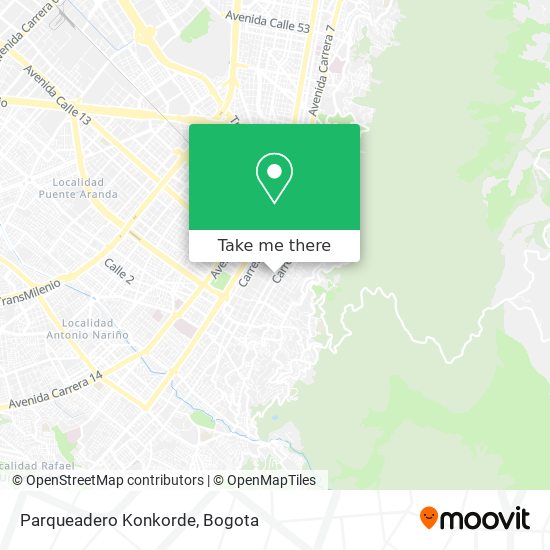Parqueadero Konkorde map