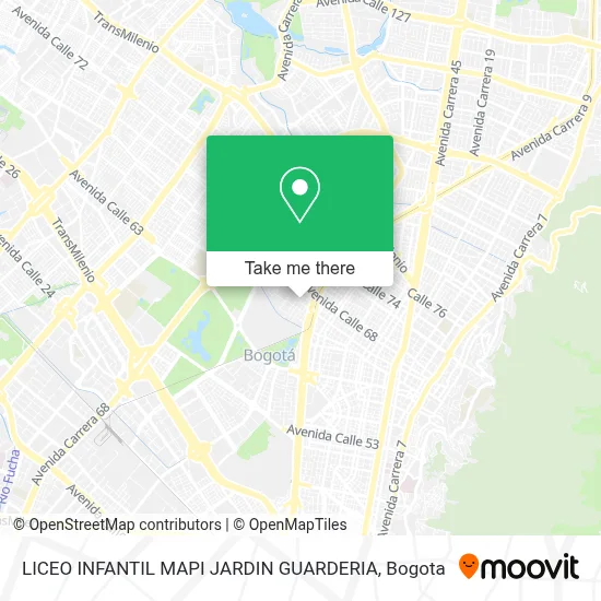 LICEO INFANTIL MAPI JARDIN GUARDERIA map