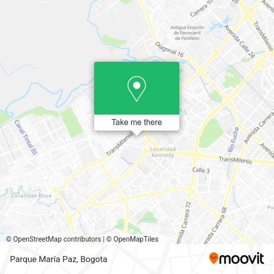 Parque María Paz map