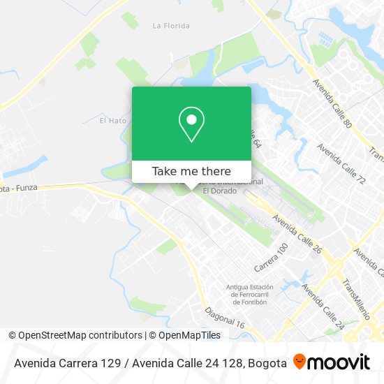 Avenida Carrera 129 / Avenida Calle 24 128 map