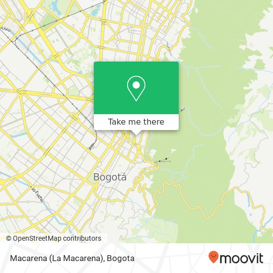Macarena (La Macarena) map