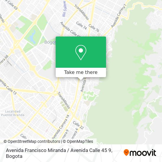 Avenida Francisco Miranda / Avenida Calle 45 9 map