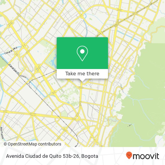 Avenida Ciudad de Quito 53b-26 map