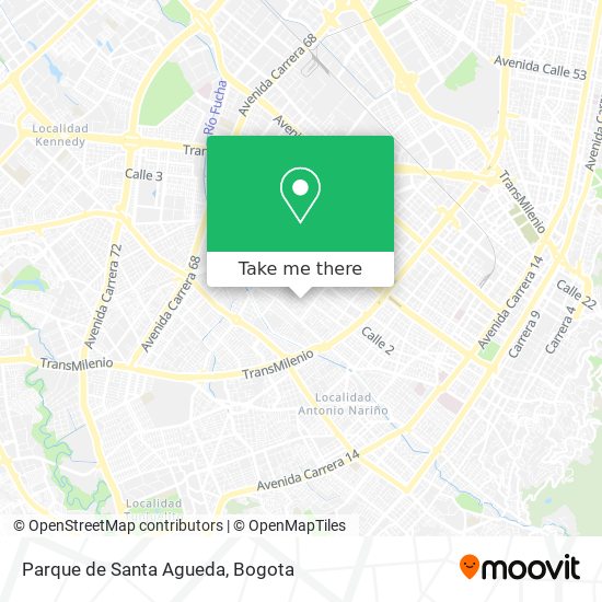 Parque de Santa Agueda map