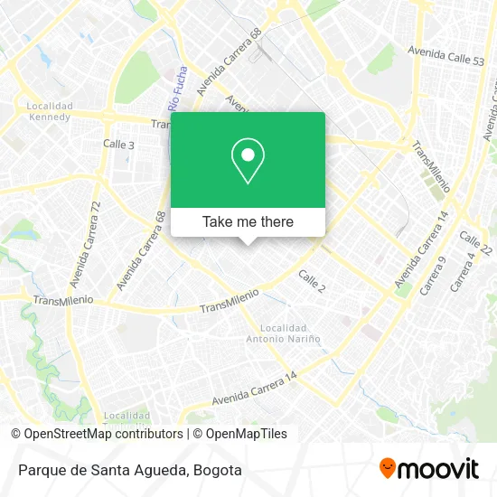 Mapa de Parque de Santa Agueda