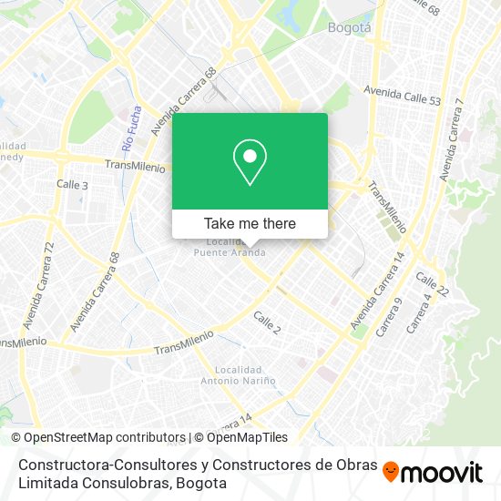 Constructora-Consultores y Constructores de Obras Limitada Consulobras map