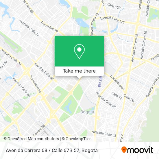 Avenida Carrera 68 / Calle 67B 57 map