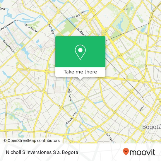 Nicholl S Inversiones S a map