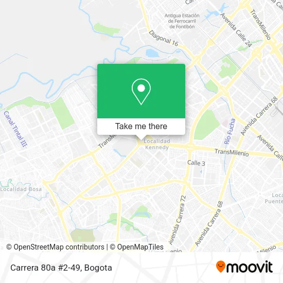 Carrera 80a #2-49 map