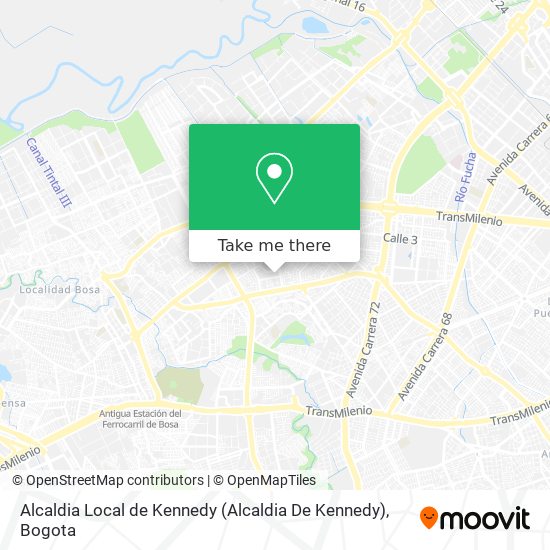 Mapa de Alcaldia Local de Kennedy (Alcaldia De Kennedy)