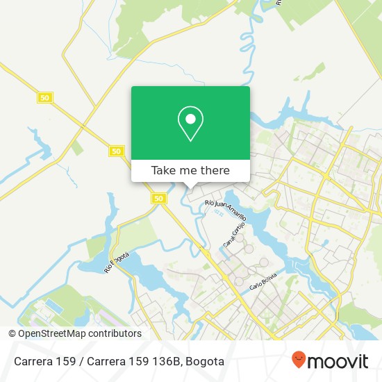 Mapa de Carrera 159 / Carrera 159 136B