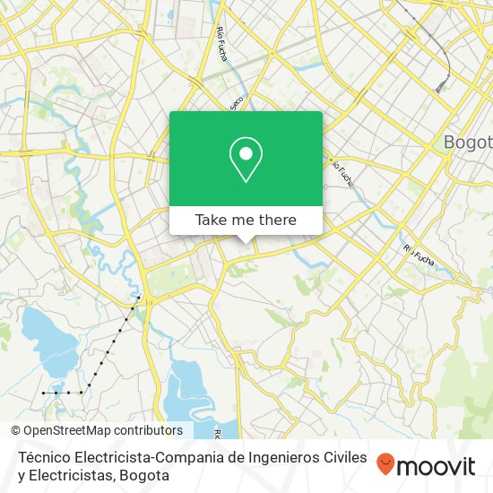 Mapa de Técnico Electricista-Compania de Ingenieros Civiles y Electricistas