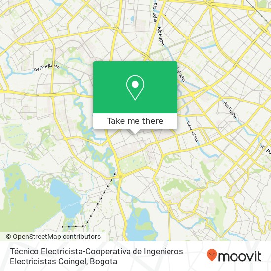 Técnico Electricista-Cooperativa de Ingenieros Electricistas Coingel map