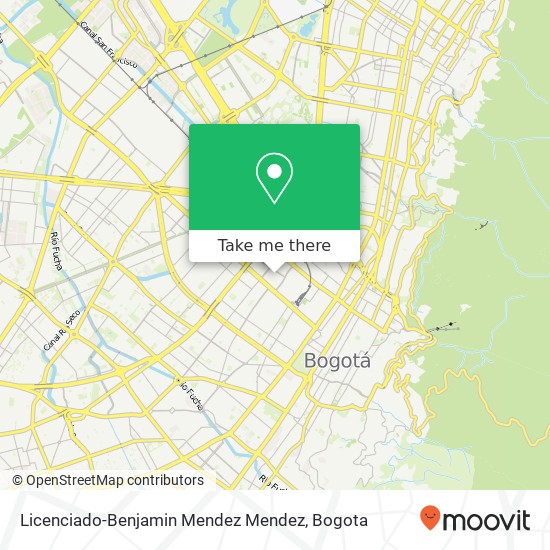 Licenciado-Benjamin Mendez Mendez map