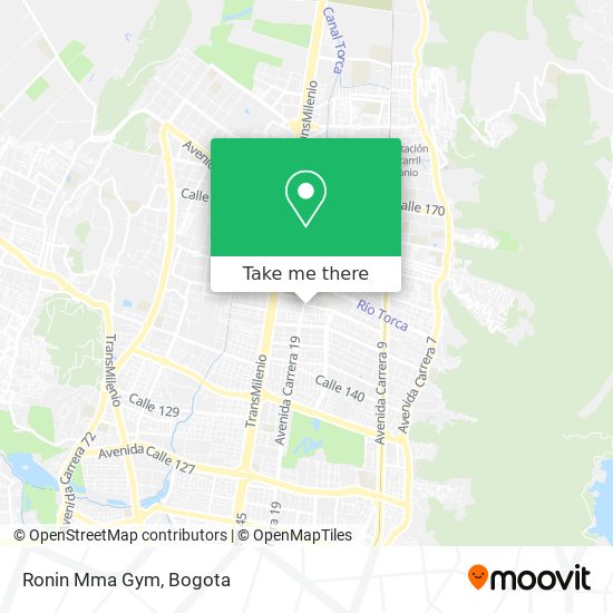 Ronin Mma Gym map