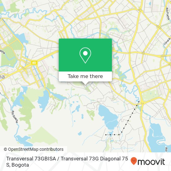 Transversal 73GBISA / Transversal 73G Diagonal 75 S map