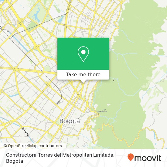 Constructora-Torres del Metropolitan Limitada map