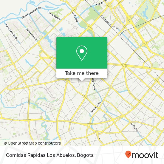 Comidas Rapidas Los Abuelos map