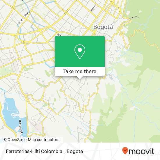 Ferreterias-Hilti Colombia . map