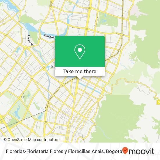 Florerias-Floristería Flores y Florecillas Anais map
