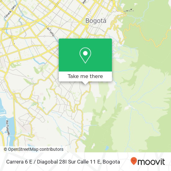 Carrera 6 E / Diagobal 28I Sur Calle 11 E map